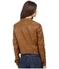 Cruel Girl Sassy Women's Brown Vegan Leather Jacket