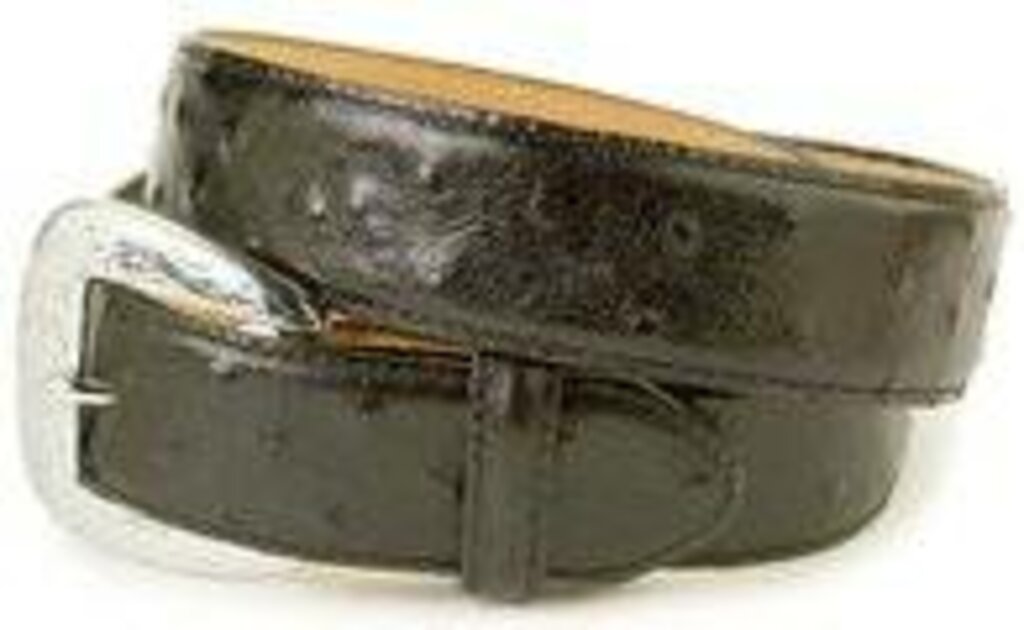 tony lama men's ostrich belts