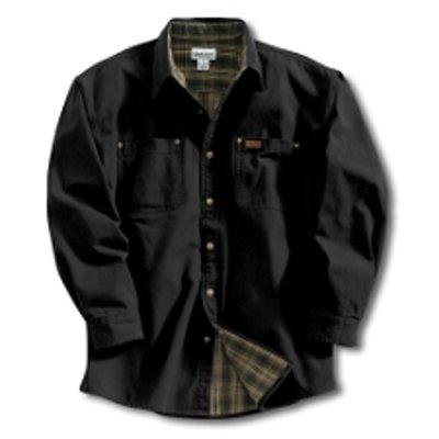 Carhart S296 Canvas Shirt Jacket Black