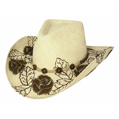 Bullhide Kiss From a Rose Straw Hat