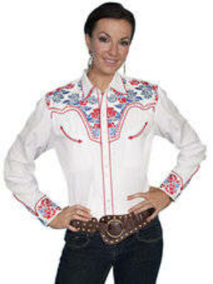 Scully Ladies Blouse White