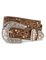 Justin brown bling belt - 