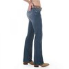 Wrangler Booty Up  Ladies American Royal Low Rise Dark Stonewash Jean