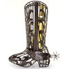 Cowboy Boot Wine Cork Cage