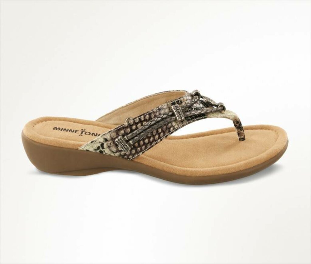 Minnetonka Sandals SILVERTHORNE Python Print