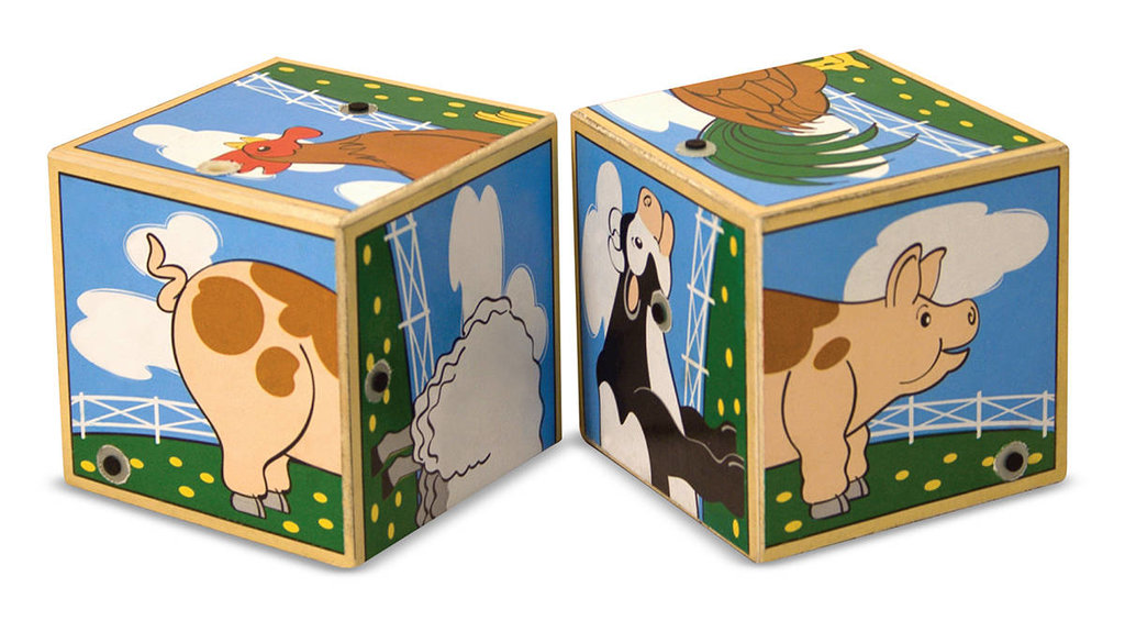 Melissa Doug Farm Cube Puzzle 1196