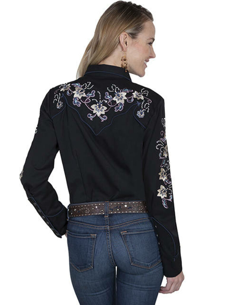 Scully - Mens Four Ace Embroidery Shirt main image 1