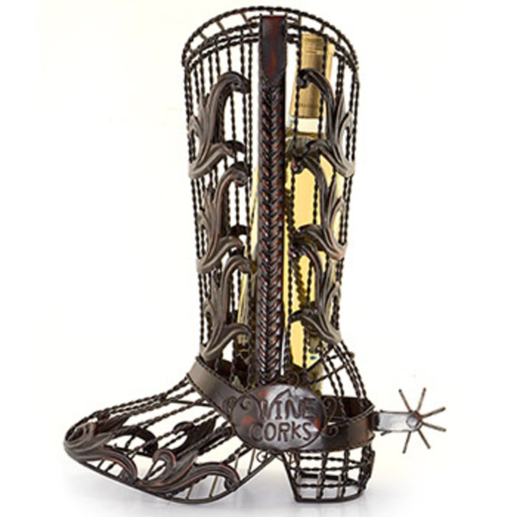 Epic, wine cork cages, cowboy boot cages,