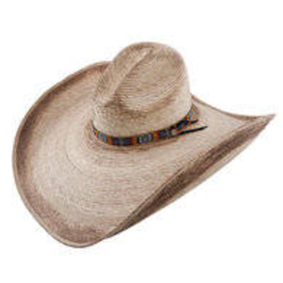 Stetson Coyote Burned Palm Leaf