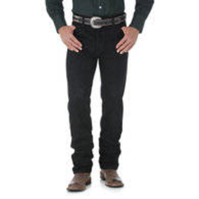Prewashed Wrangler Jeans Black Cowboy Cut