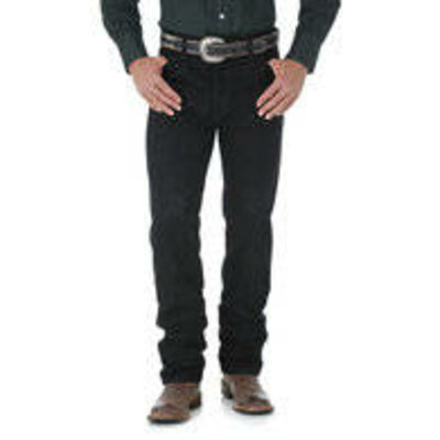 Prewashed Wrangler Jeans Black Cowboy Cut