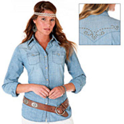 Wangler Denim Blouse