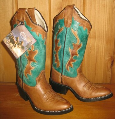 Old West Tan-Turquoise