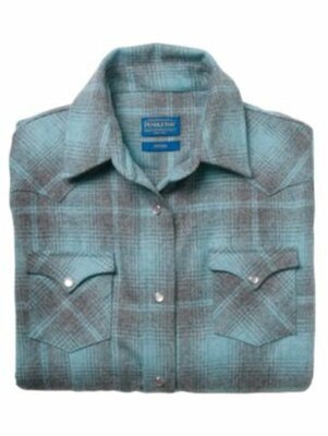 Pendleton Fitted Plaid Snap Shirt(2)