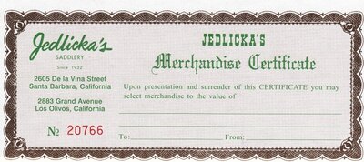 $400.00 Gift Certificate