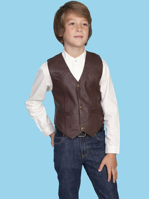 Scully Leather Vest 2002-67