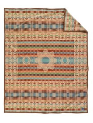 Pendleton Blanket Quill Basket