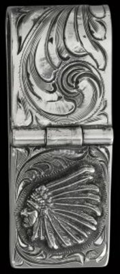 Vogt Money Clip -Sterling Indian Head