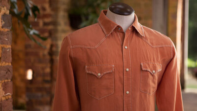 Ryan Michael Whipstitching Silk Linen Cotton