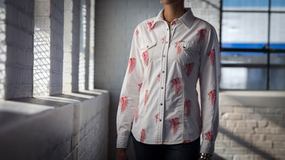 Barn Fly Trading Shirt WH303CH