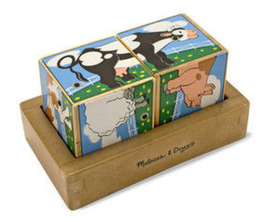 Melissa & Doug Farm Cube Puzzle 1196