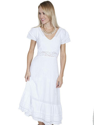 Scully White Dress PSL-172