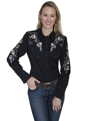 Scully Embroider Shirt PL-859